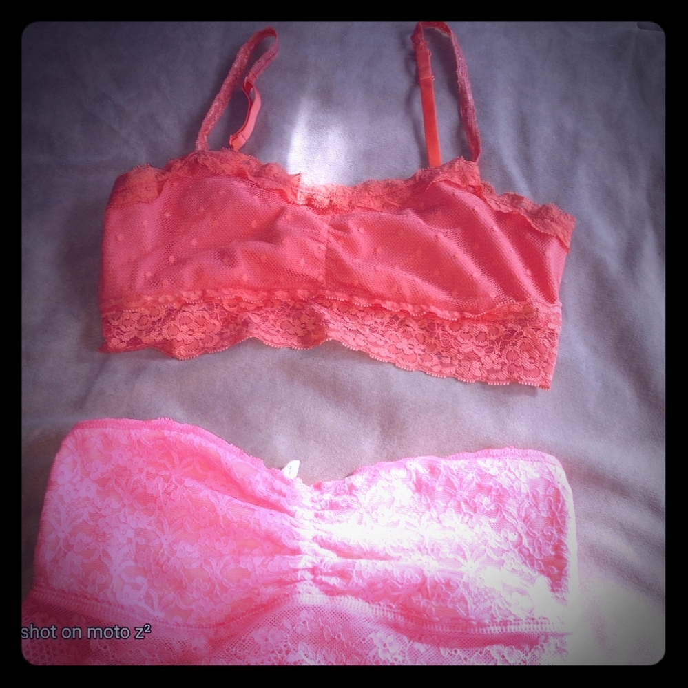 Bundle of bralettes, size M